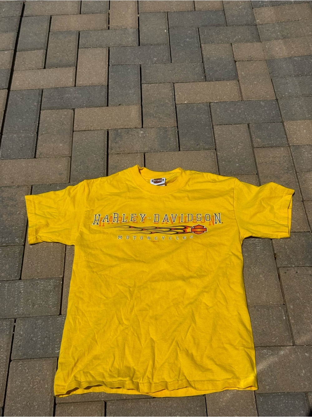 Harley-Davidson Bright Yellow Logo Tee